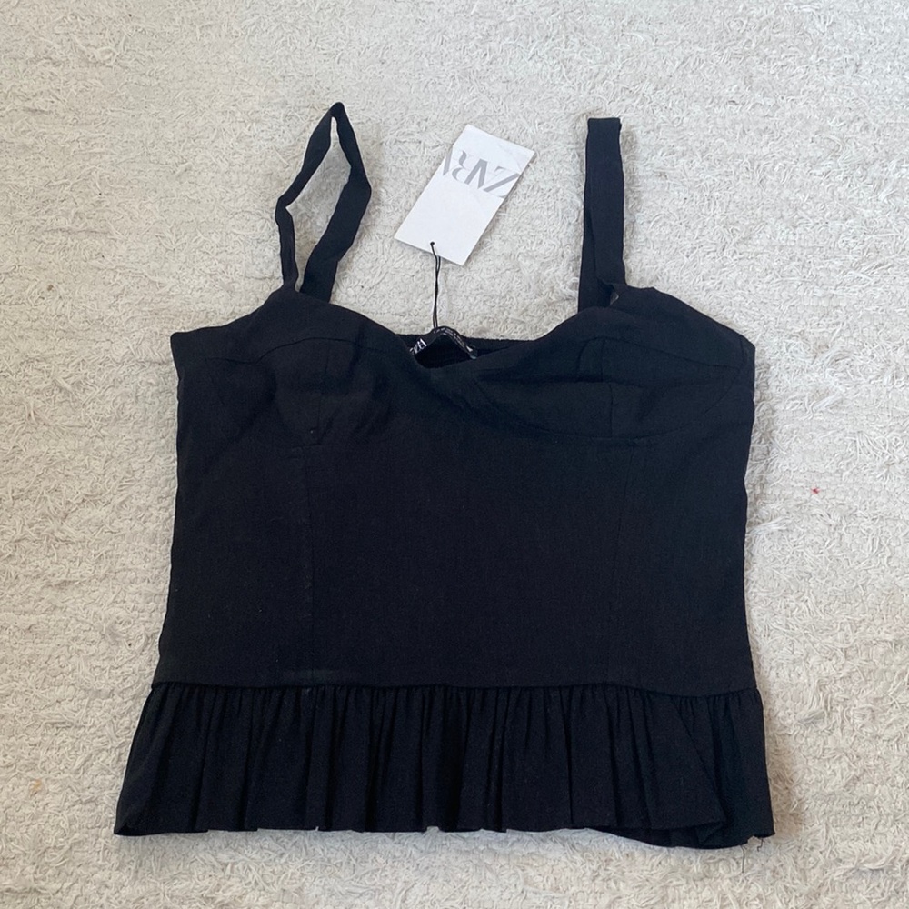 Black Zara tank top